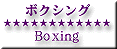 ボクシング