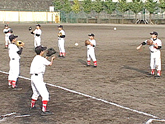 相模原市立内出中・武内監督の 実戦につながる野球練習